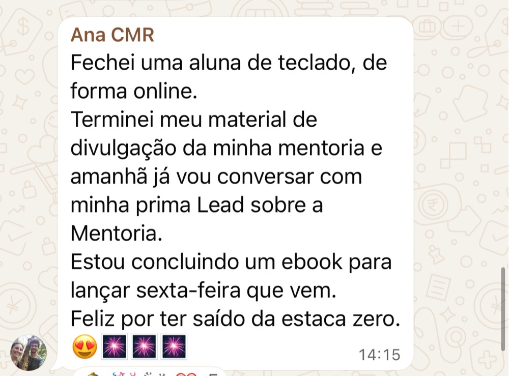 Depoimento de aluna